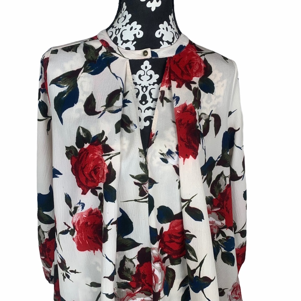 FLOWY & FLORAL Long Sleeve Mini Dress - Picture 4 of 13